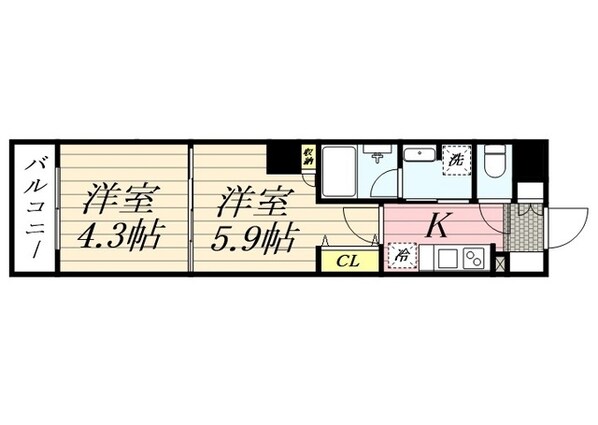 CLASSEUM飯田橋の物件間取画像